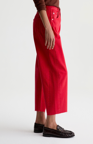 Hattie Crop in Recording Red