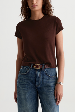 Sadie Crew in Wood Brown