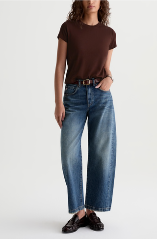 Sadie Crew in Wood Brown