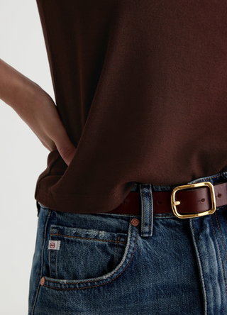 Sadie Crew in Wood Brown