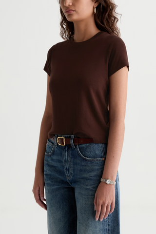 Sadie Crew in Wood Brown