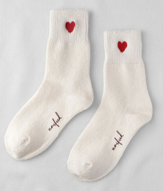 Sweetheart Socks-Oat Milk