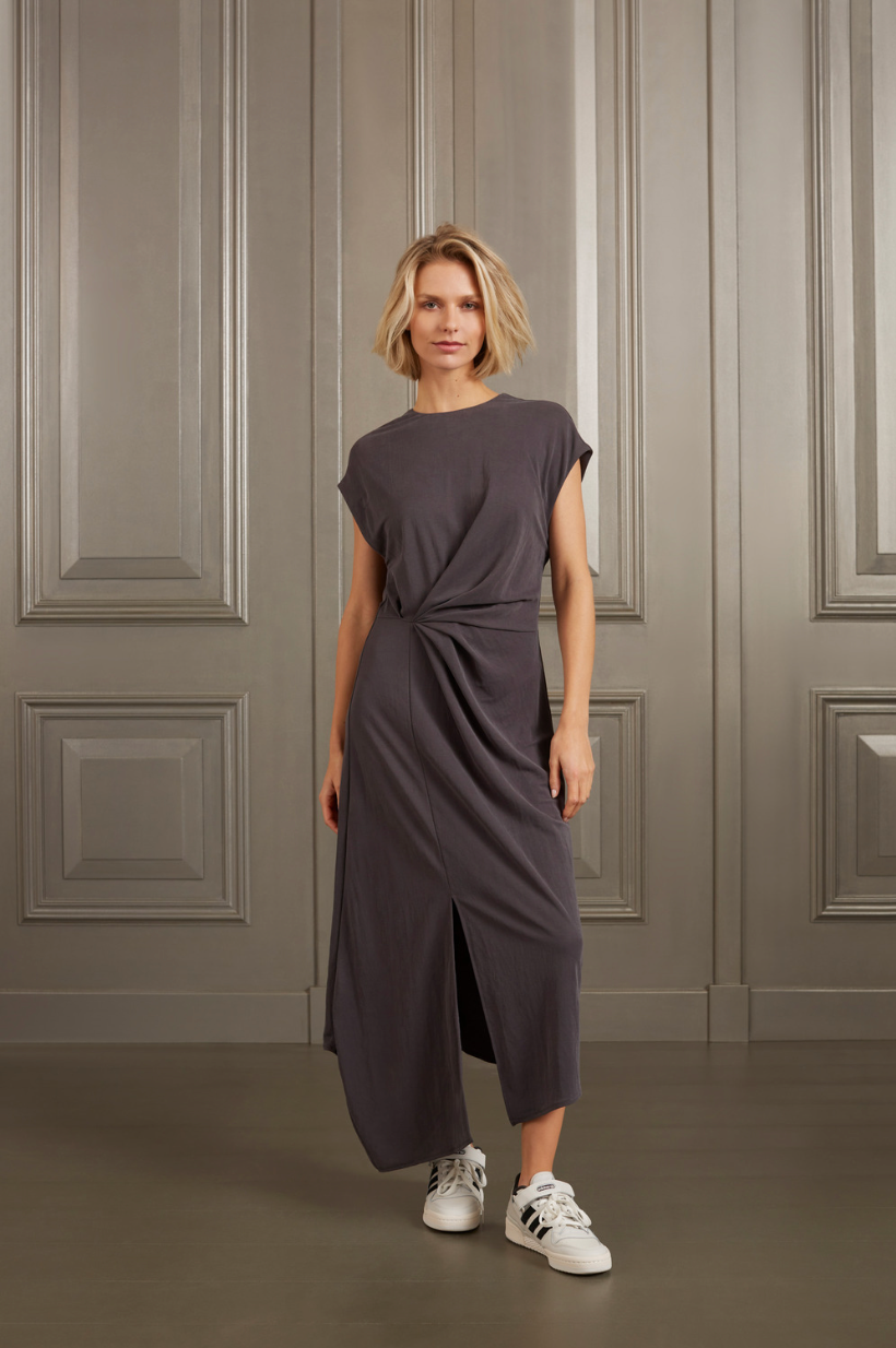 Pleated Modal Dress