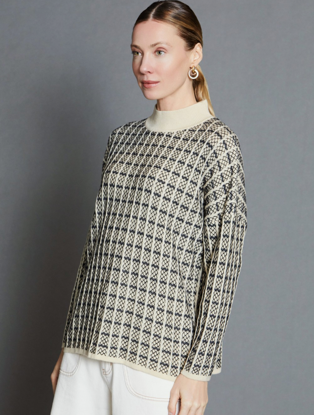 Oversize Intarsia Sweater