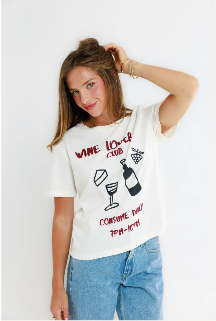 Wine Lover Club-Everyday Tee