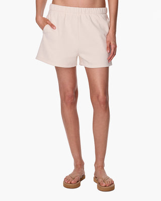 CloudSoft Sweat Short in Bone