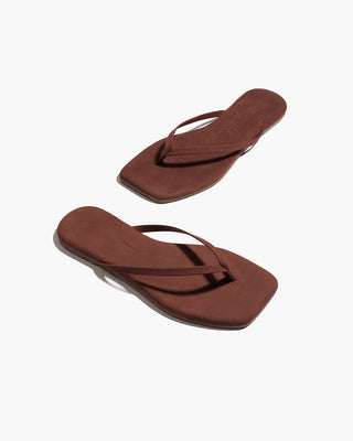 Square Toe Lily Suede bourbon
