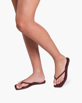 Square Toe Lily Suede bourbon