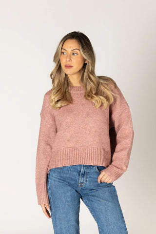 Timmy Crewneck Sweater in Clay