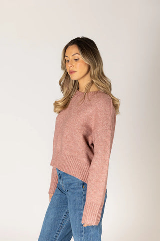 Timmy Crewneck Sweater in Clay