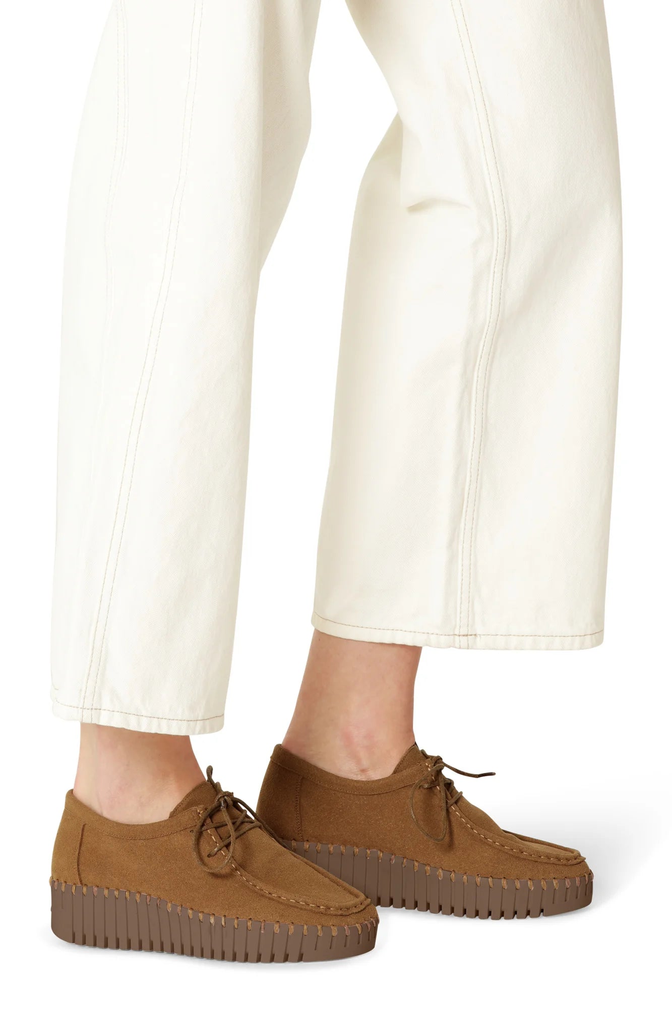 Tulip Lace Up Shoe in Cashew