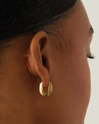 Teeni Toni Huggie Earrings - Gold
