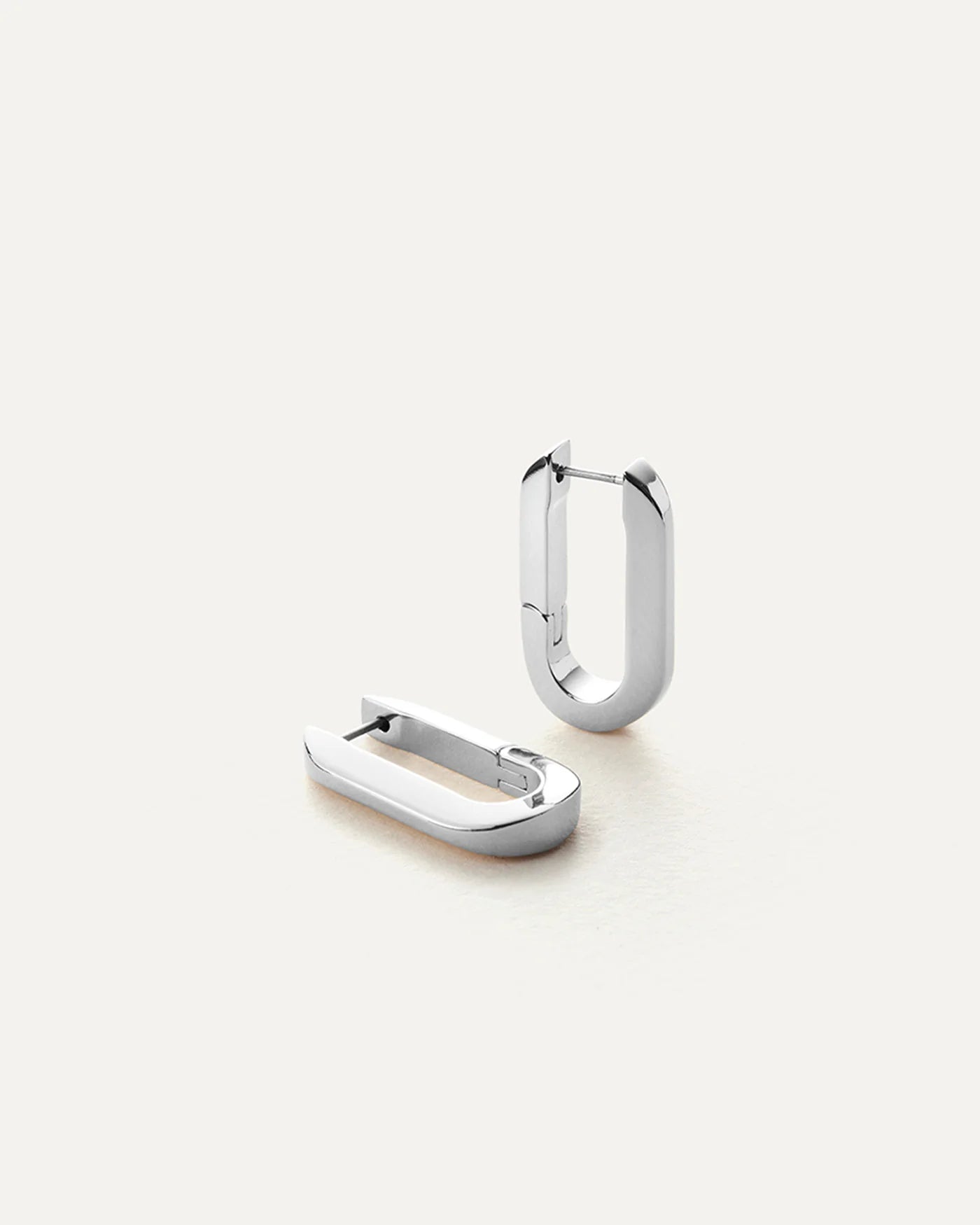 U-Link Earrings- Silver