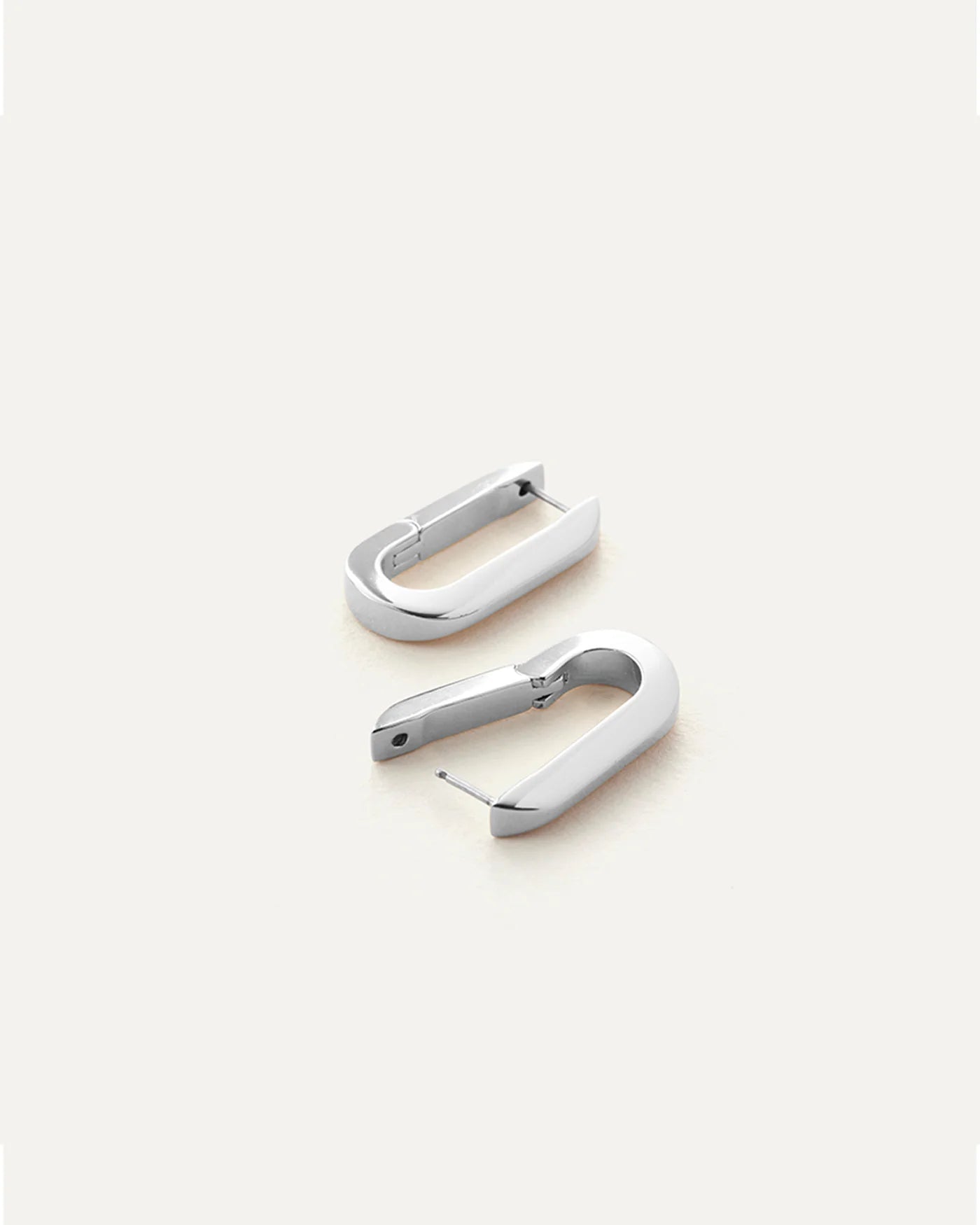 U-Link Earrings- Silver