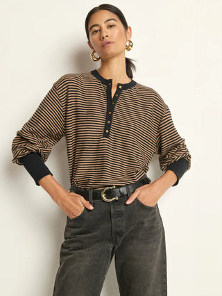 Victoria Henley in Mini Cocoa Stripe