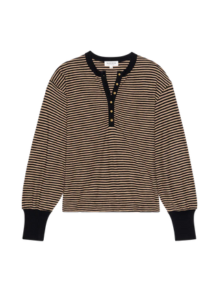 Victoria Henley in Mini Cocoa Stripe
