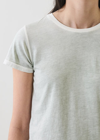 Reverse Spray Lightweight Pima Cotton T-Shirt - Cactus