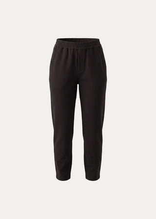 Brushed Pima Cotton Tapered Pant in Molasses