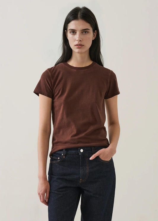 Sublime Reactive Pima Cotton Stretch Tee in Raw Umber