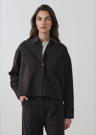 Brushed French Terry Boxy Shirt