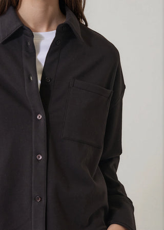Brushed French Terry Boxy Shirt