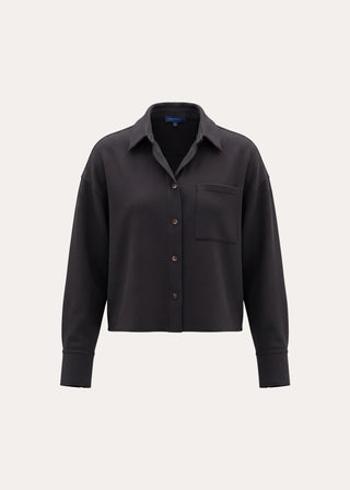 Brushed French Terry Boxy Shirt