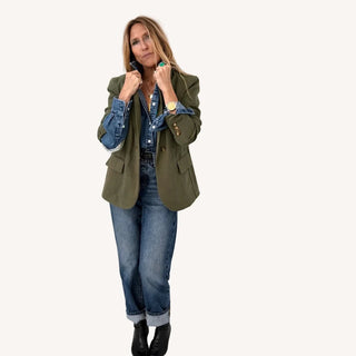 Workday Love Blazer in Army Green