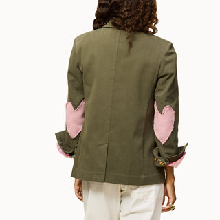 Workday Love Blazer in Army Green