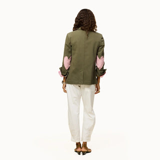 Workday Love Blazer in Army Green