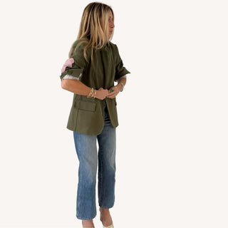 Workday Love Blazer in Army Green