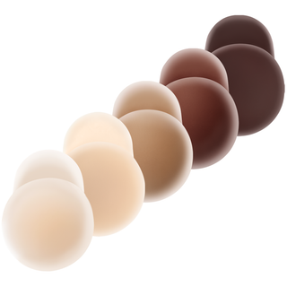 Nippies Skin Adhesive Nipple Covers with Lifting Tab: Caramel / Size 2