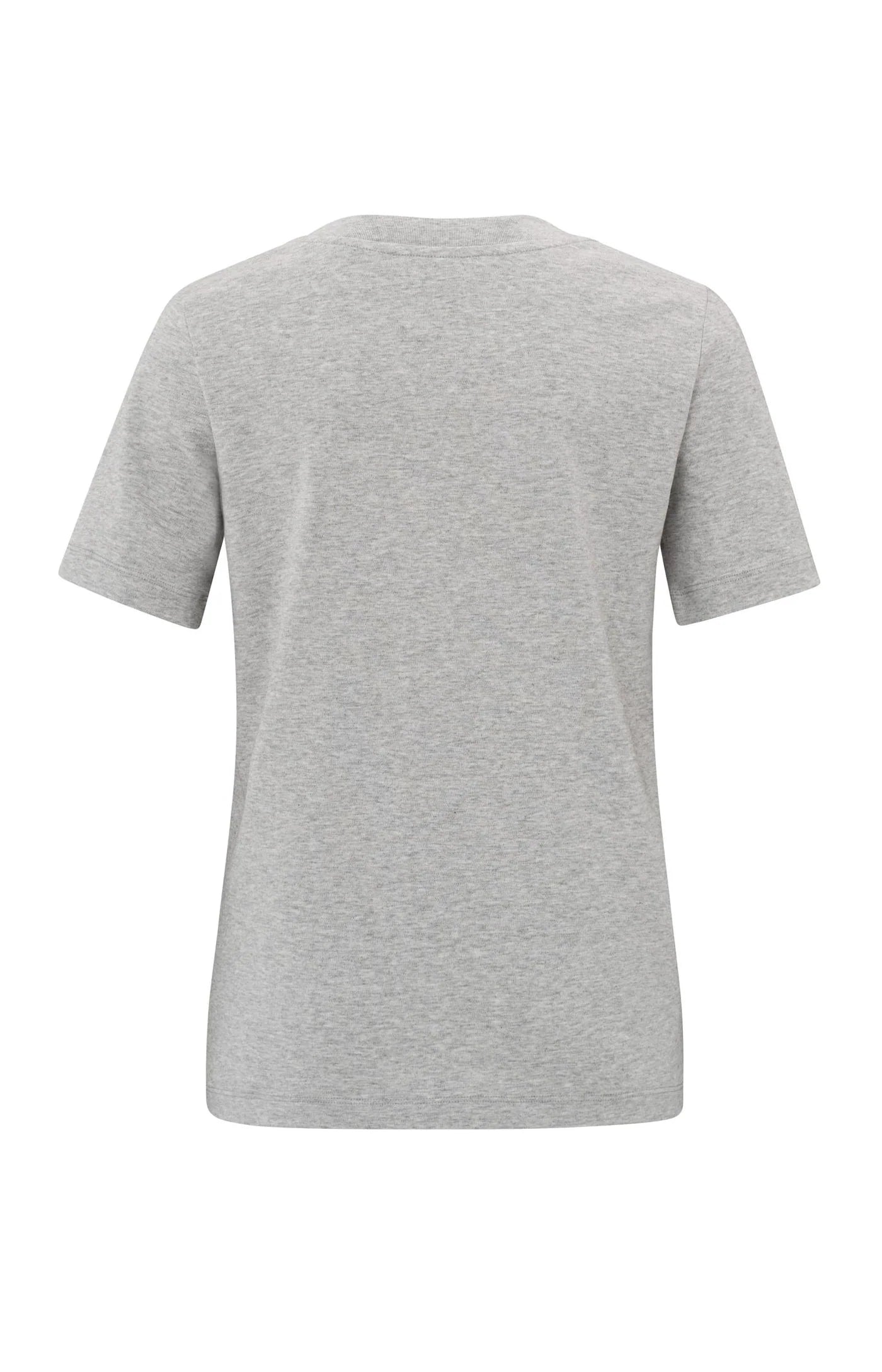 Basic T-shirt with short sleeves and round neck