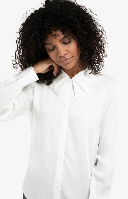 Blouse With Bow Collar