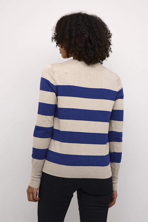 KAlizza Striped Knit Pullover