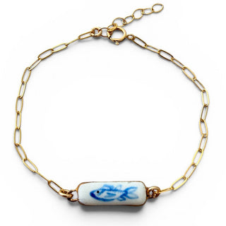 Charm Bracelet: Lucky Blue Fish
