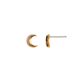 Crescent Moon Symbol Stud
