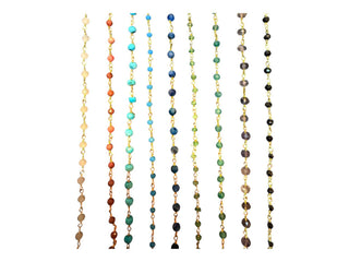 Wire Wrap Gemstone Charm Holder Necklace w/ Extender: Black Chalcedony / 17”-19”