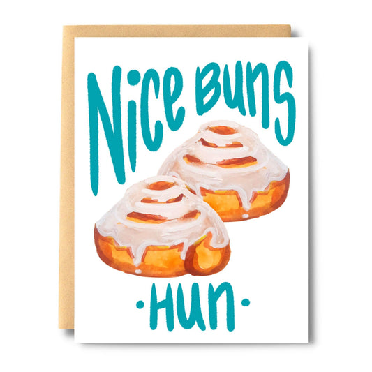 Nice Buns Hun Card: With Card Clasp