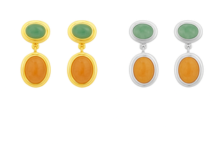 Sunset double stone studs