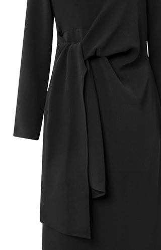 Long Sleeve Dress With Knot