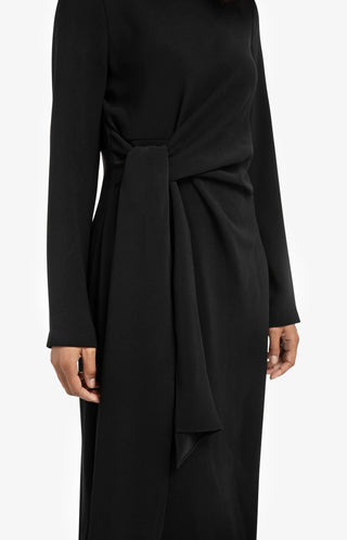 Long Sleeve Dress With Knot