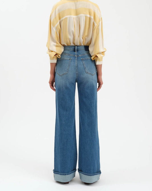 Far Out High Rise Wide Leg in Big Break