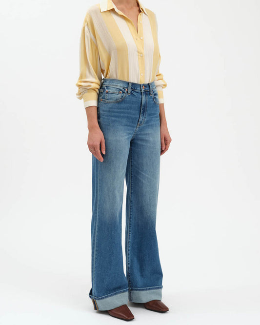 Far Out High Rise Wide Leg in Big Break