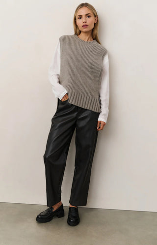 Faux Leather Trouser