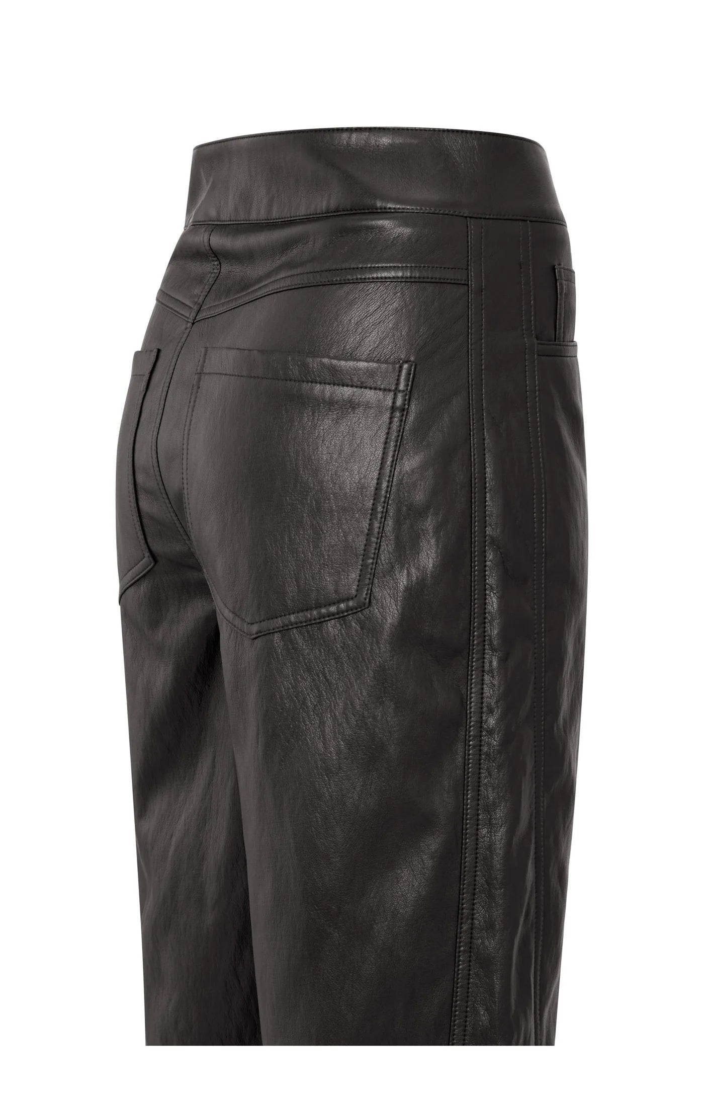 Faux Leather Trouser