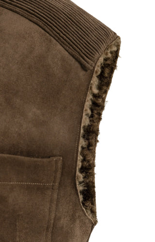 Faux Shearling Oversized Body Warmer