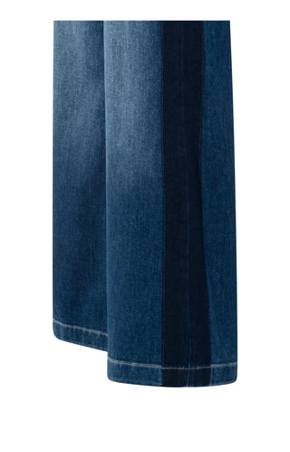 High Waist Jeans with Tape Detail