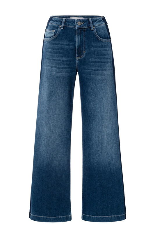 High Waist Jeans with Tape Detail