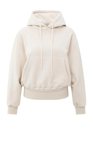 Hoodie with Pleated Bottom