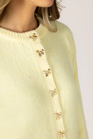 Novelty Cardi in Lemonade